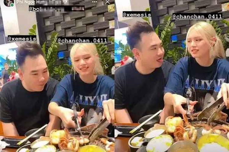 Trước đó, nhan sắc Xoài Non tại đám cưới của Bomman và Minh Nghi cũng gây sốt mạng xã hội. Cô nàng để tóc búi cao cùng lối trang điểm sắc sảo khoe vẻ đẹp lai Tây đầy cuốn hút.