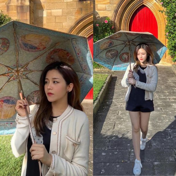  Ông Thoại Liên được nhiều khán giả biết tới vì là em gái ruột của Ông Cao Thắng - ông xã Đông Nhi. Cô nàng sở hữu vẻ ngoài xinh đẹp, sang chảnh cùng học thức cao.