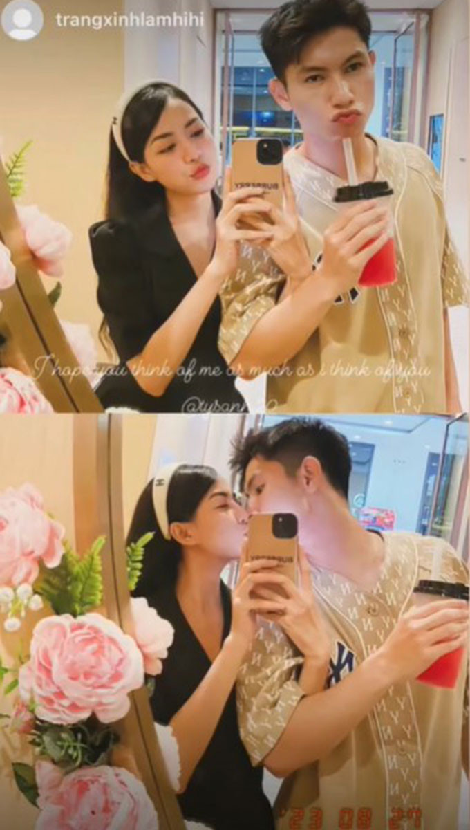 Cũng thông qua những dòng story, nhiều người biết được bạn gái Trọng Hùng có sở thích về hội họa, âm nhạc và khá khéo tay.