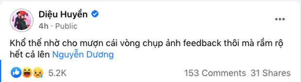 Ngay sau bức hình story của Tez, Pháo đăng status mà ai đọc cũng nghĩ là cô nàng phủ nhận mối quan hệ người yêu với chàng đồng nghiệp rapper.