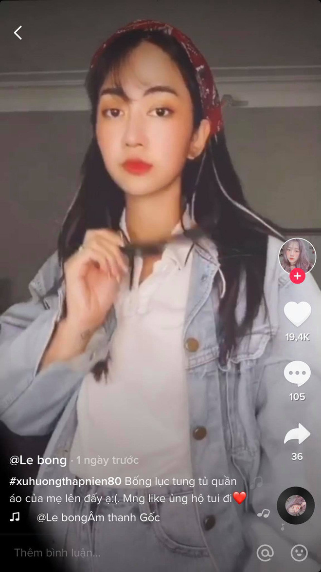 Gái xinh 2k1 mà có về thập niên 80 thì cũng vẫn là hot girl.