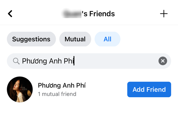 Ở một diễn biến khác thì thiếu gia M.Q vừa để mất Facebook cũ cách đây không lâu và đã đổi sang "nhà" mới.