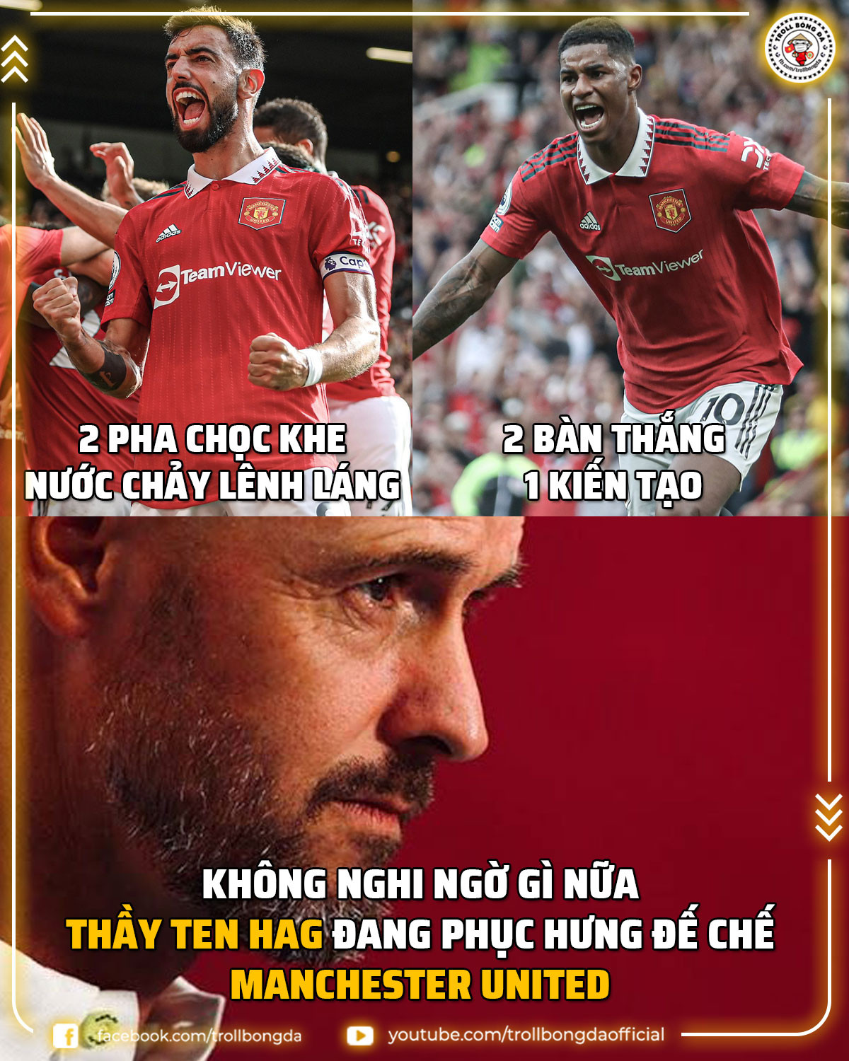 "Thầy 10" đang thành công trong đại công trình hưng thịnh lại Manchester United.