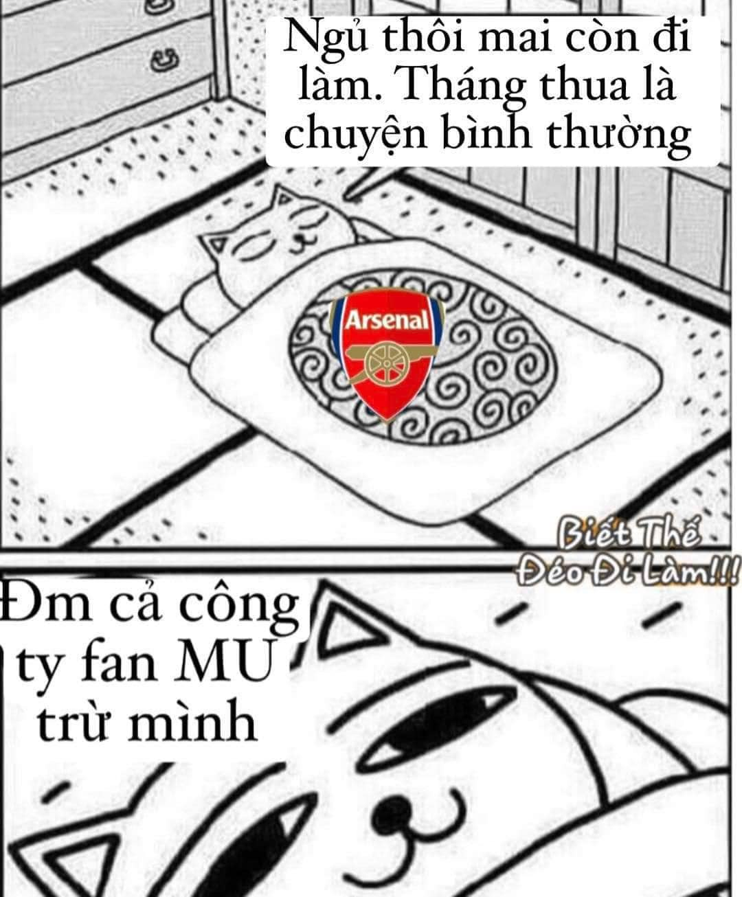 Tâm hồn bị tổn thương của 1 fan Arsenal sau trận thua đêm qua trước Manchester United.
