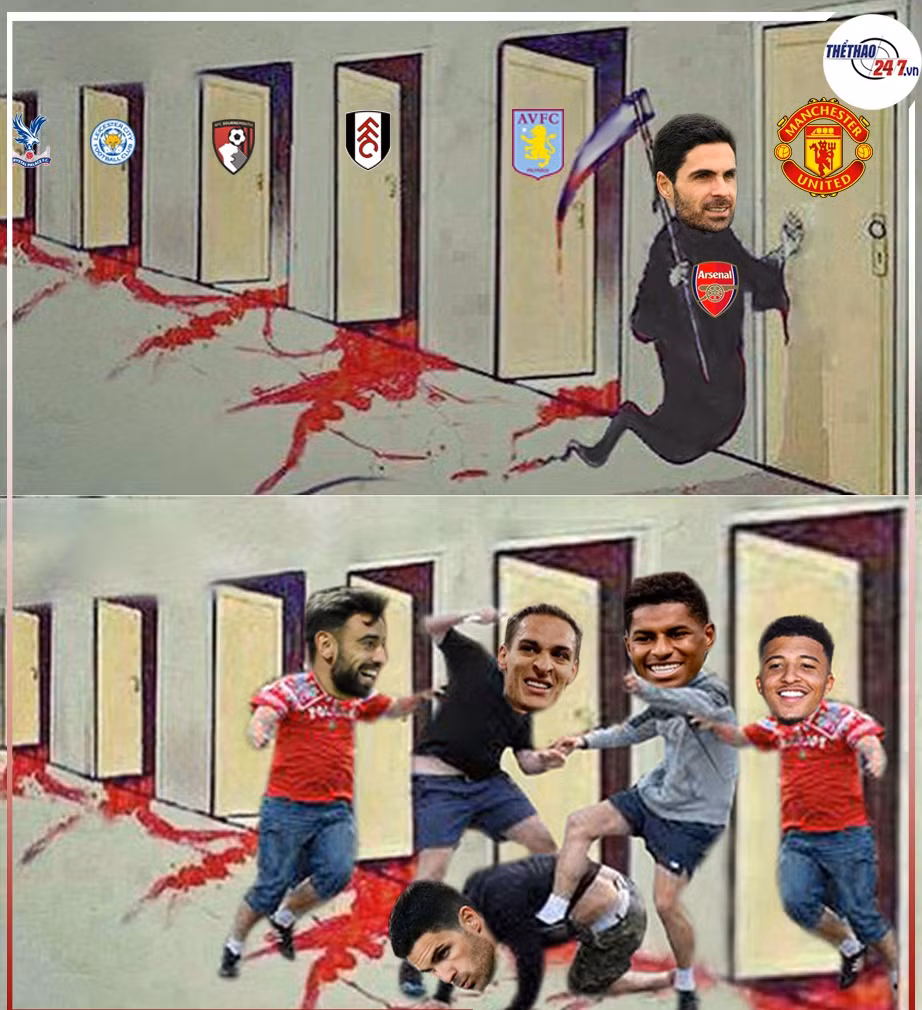 "Thần chết" Arteta thắng 5 trận đầu nhưng khi gặp Manchester United thì cái kết... đắng.