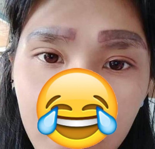 Đây cũng không phải lần đầu tiên, câu chuyện đi xăm chân mày khiến chủ nhân của nó “khóc dở, mếu dở”.