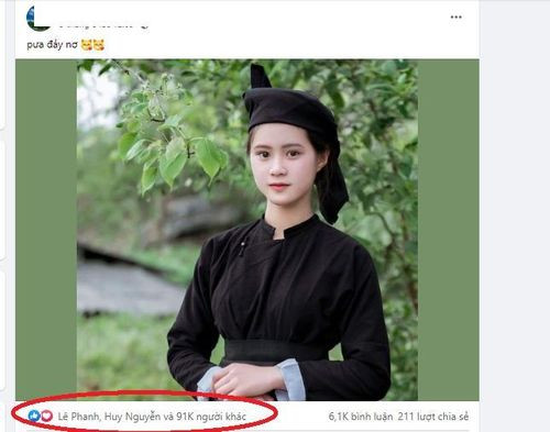 Mới đây, trên một diễn đàn mạng xã hội có chia sẻ hình ảnh của cô gái dân tộc Tày xinh đẹp, thu hút sự chú ý của cộng đồng mạng.