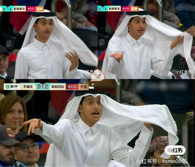 Khi World Cup 2022 khai màn, bức ảnh hoàng tử bé Qatar viral vì quá đáng yêu khi cổ vũ bóng đá.