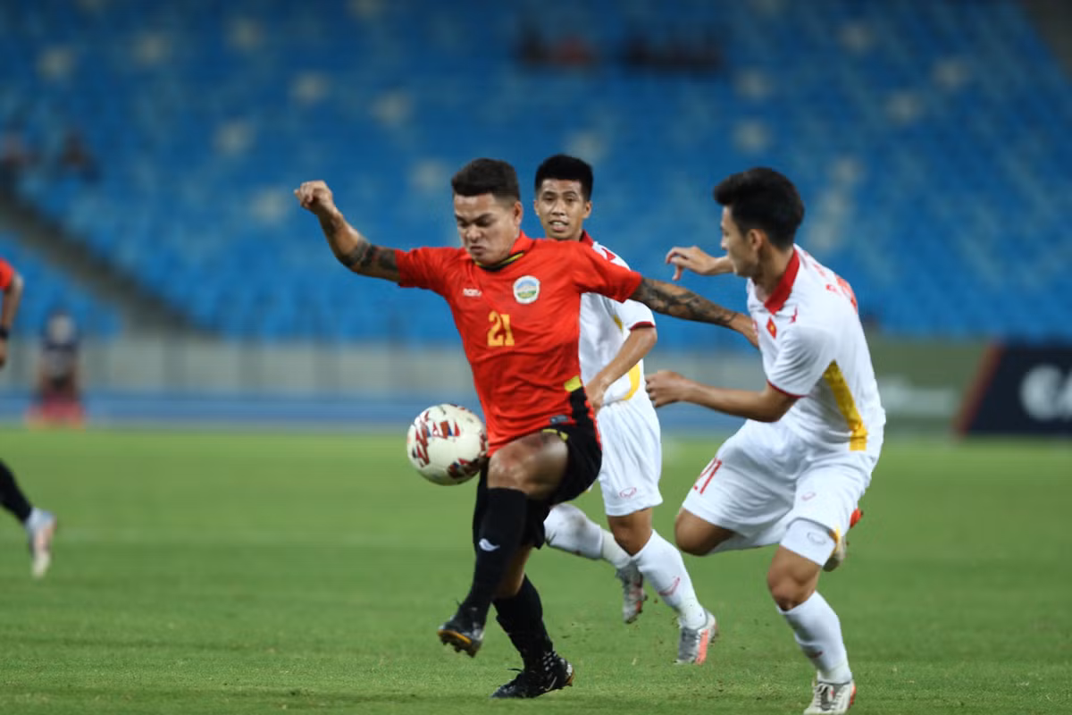 Thang U23 Dong Timor tren cham 11m, U23 Viet Nam thang tien chung ket-Hinh-2