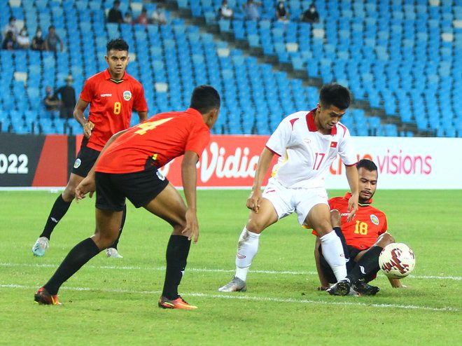 Thang U23 Dong Timor tren cham 11m, U23 Viet Nam thang tien chung ket-Hinh-7