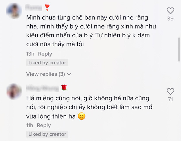 Một số tiếp tục "khịa" Tiểu Hý vì cuối cùng không còn há miệng nữa. Một số lại cho rằng cô nàng đã... hết thời rồi, có làm gì thì cũng không thể gây tiếng vang như clip Hạ Còn Vương Nắng đợt trước.