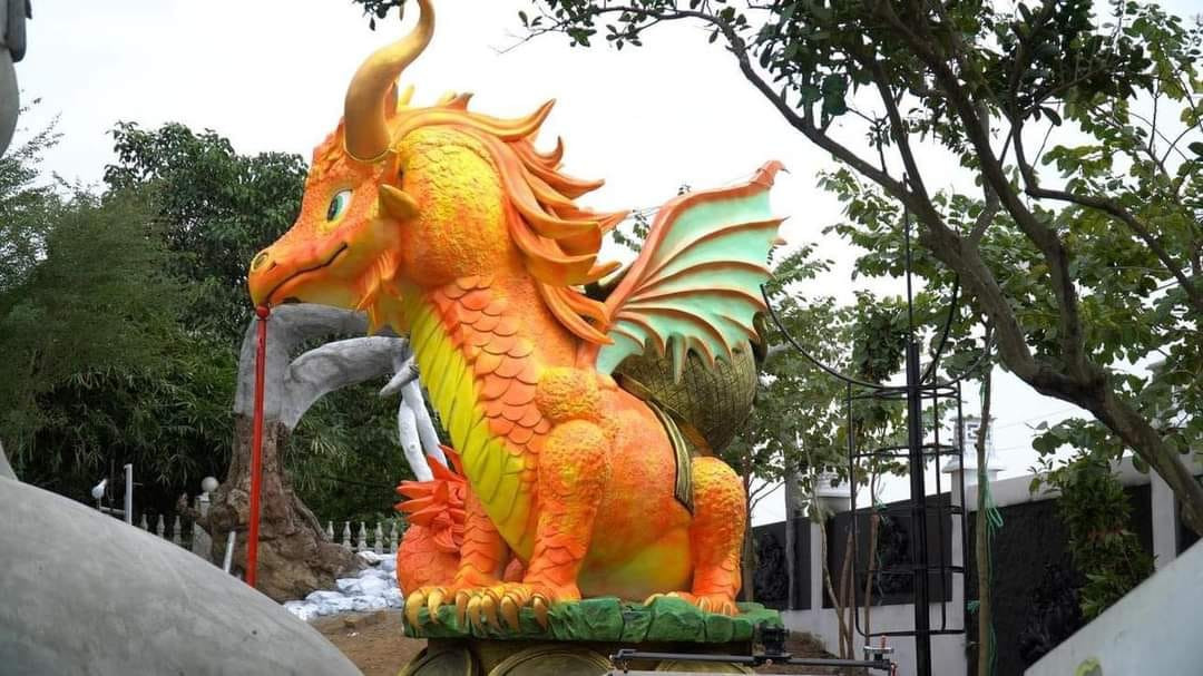 Theo đó, loạt ảnh về linh vật rồng của Bắc Giang được chia sẻ trên mạng xã hội đã nhận về rất nhiều sự quan tâm của cộng đồng mạng.