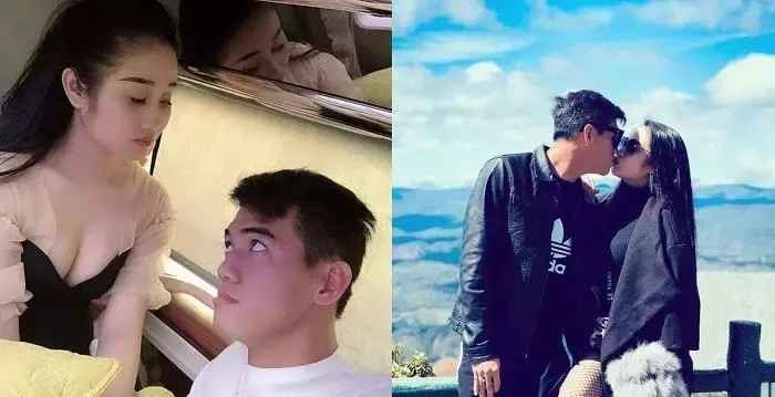 Trong quá khứ, Tiến Linh từng công khai hẹn hò duy nhất với Ngọc Quyên. Cô gái này cũng được xem là mối tình đầu của chân sút quê Hải Dương.