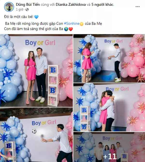 Sau gần 2 tháng về chung một nhà, tối 12/7 vợ chồng Bùi Tiến Dũng gây chú ý khi xác nhận chuẩn bị lên chức.