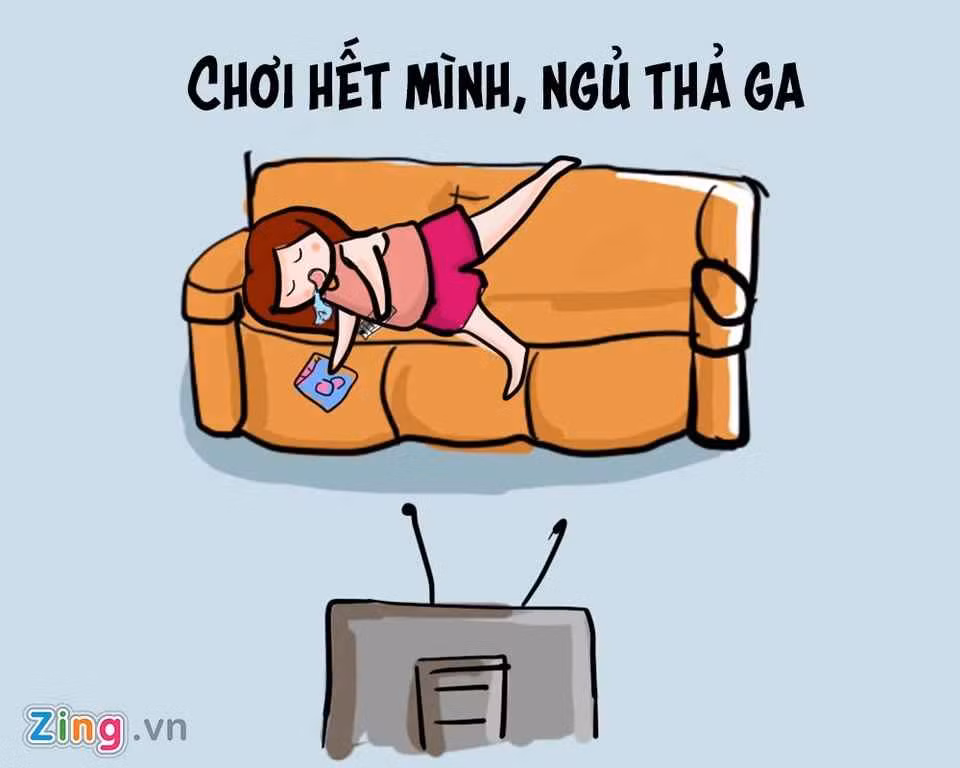 Nhiều bạn trẻ Việt cho biết Tết là chuỗi ngày nghỉ dài, họ có thể tha hồ đi chơi về muộn, cày phim đêm hay ngủ nướng.