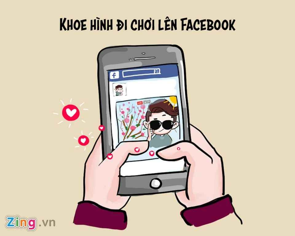 Với không ít teen, kỳ nghỉ Tết đơn giản là có nhiều ảnh đẹp, clip để khoe khoang tại các trang mạng xã hội.