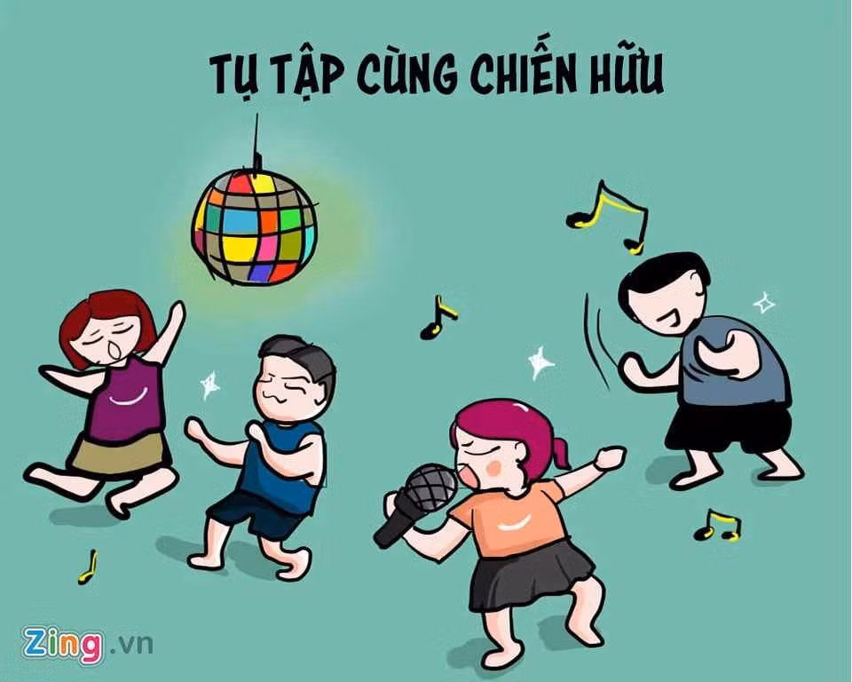 Đây cũng là dịp để tụ tập cùng đám bạn hàng ngày muốn gặp mà không có thời gian.