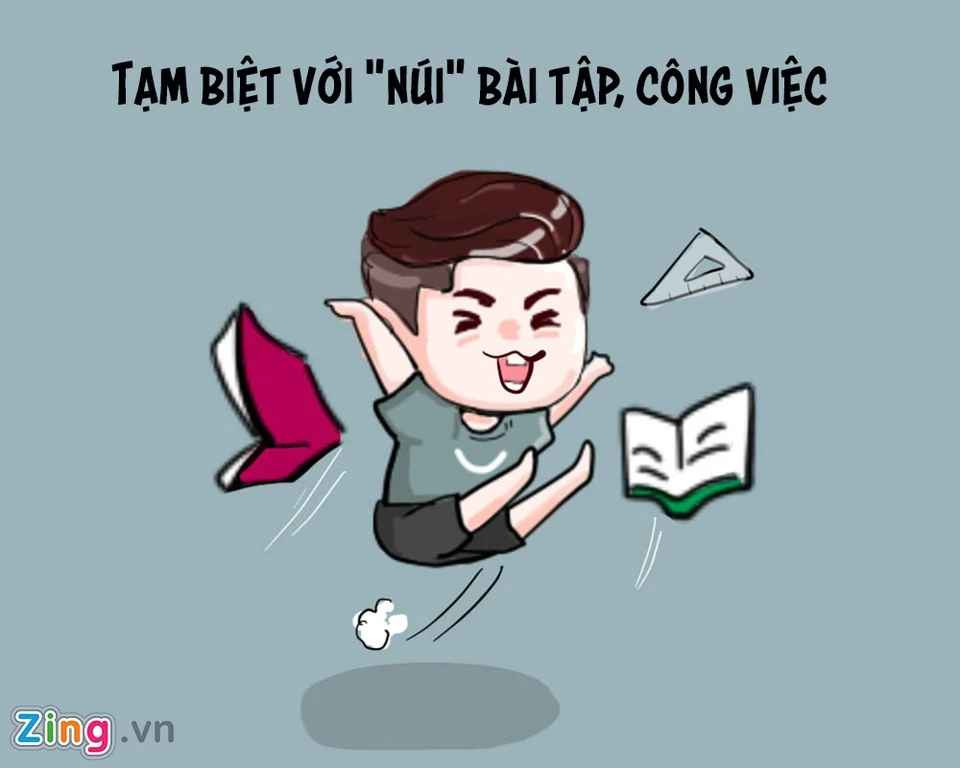 Nghỉ Tết, không còn lo lắng deadline, đống bài vở ngập đầu, các bạn trẻ giờ đây tha hồ "bung lụa".