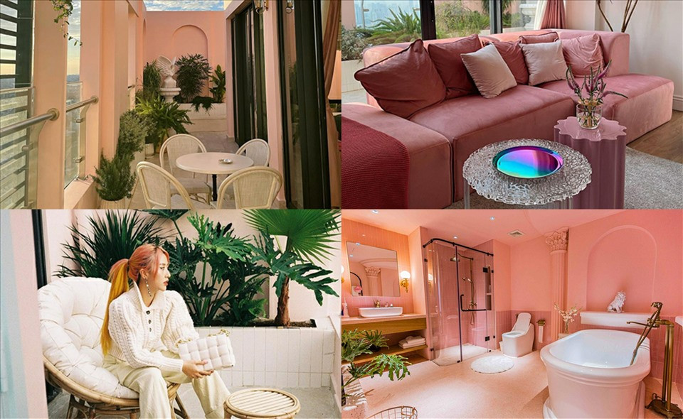 Quỳnh Anh Shyn lựa chọn thiết kế nhà theo phong cách riêng, pha trộn một chút màu sắc từ Hy Lạp, Paris và cả Morocco.