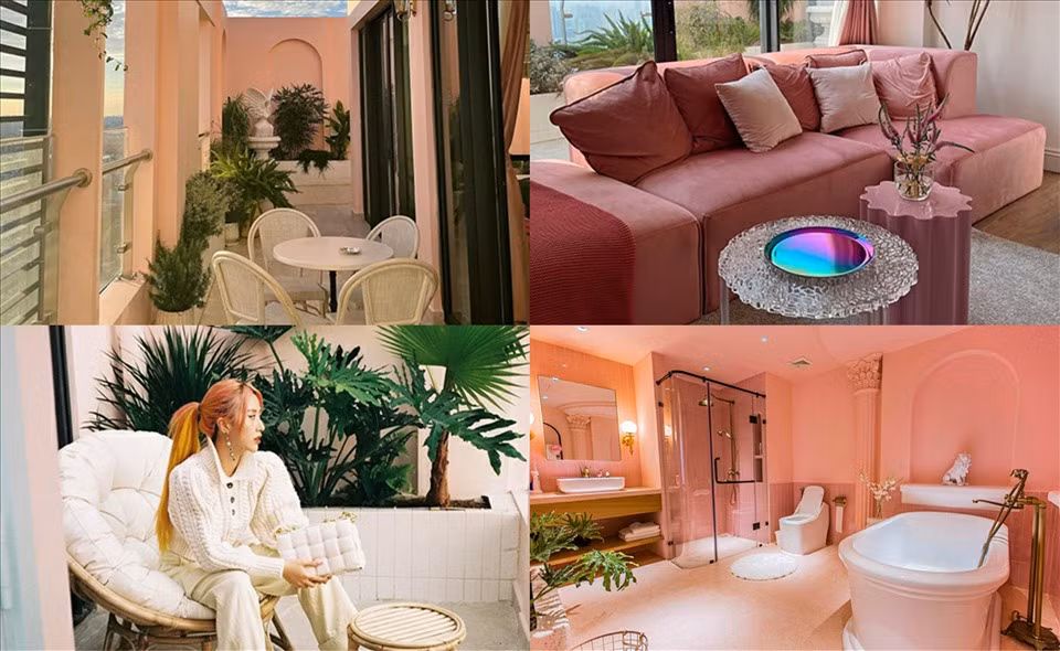 Quỳnh Anh Shyn lựa chọn thiết kế nhà theo phong cách riêng, pha trộn một chút màu sắc từ Hy Lạp, Paris và cả Morocco.