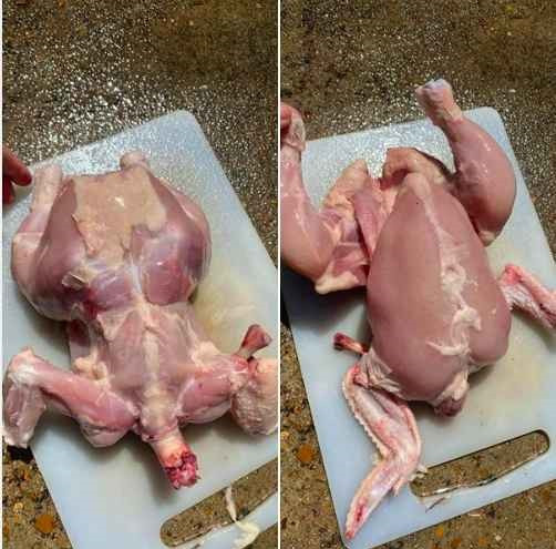 Quá ngại việc trong việc nhặt lông măng nên cô nàng trên đã dùng chiêu thức lột da luôn cho nhanh.