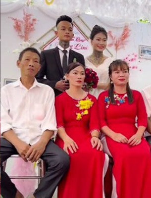 Có thể thấy, tình yêu mà cô dâu dành cho chú rể là vô cùng lớn lao khi mà cô dám làm những điều cha mẹ không mong muốn để chứng minh tình yêu của mình.