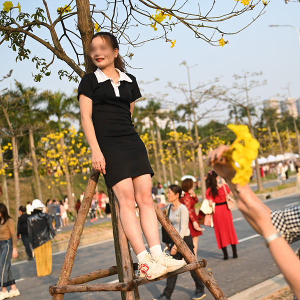 Những ngày vừa qua mạng xã hội rần rần chia sẻ hình ảnh các con đường hoa đã nở rực rỡ. Cũng từ đó có không ít tình huống “dở khóc dở cười” ra đời từ cách tạo dáng, trang phục chụp ảnh,... đến các sự cố khi chụp ảnh sống ảo có 1-0-2.