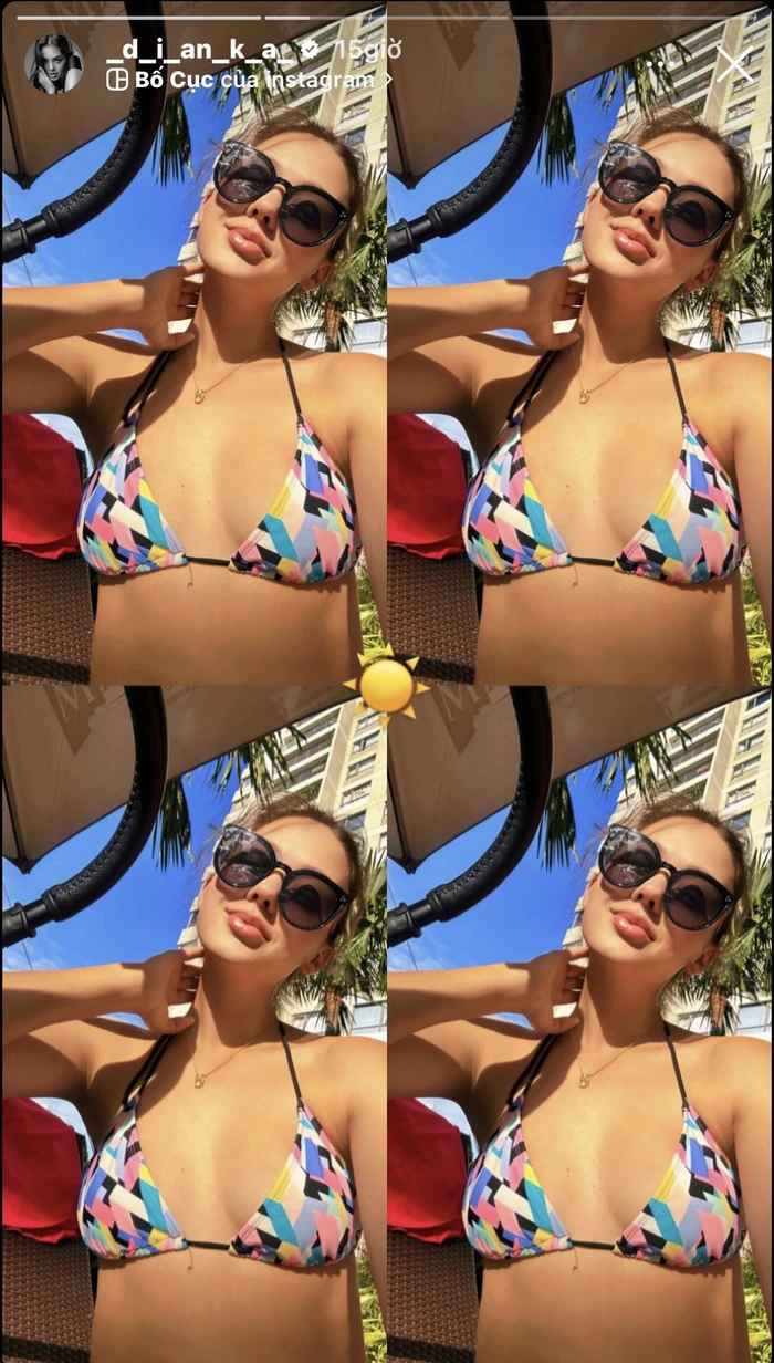 Nhìn dáng của Dianka không ai tin rằng đây là bà mẹ bỉm sữa. Mặc dù mới sinh nhưng vóc dáng của bà xã thủ môn Bùi Tiến Dũng cũng vẫn thon gọn, mảnh mai như thời con gái.