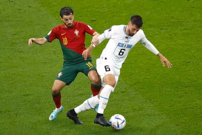 Bo Dao Nha 2-0 Uruguay: Bruno toa sang, 