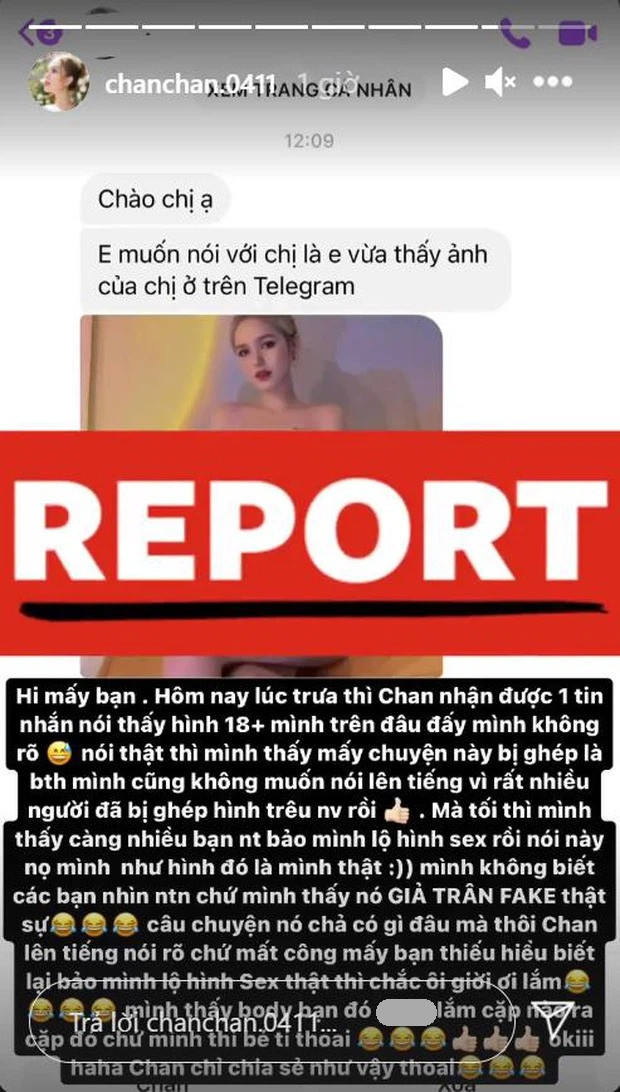 Vốn không định giải thích nhưng sau khi nhận về không ít tin nhắn khó nghe từ dân mạng, Xoài Non đã phải lên tiếng, khẳng định đây là ảnh ghép.