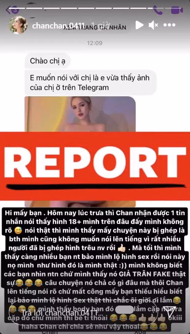 Vốn không định giải thích nhưng sau khi nhận về không ít tin nhắn khó nghe từ dân mạng, Xoài Non đã phải lên tiếng, khẳng định đây là ảnh ghép.