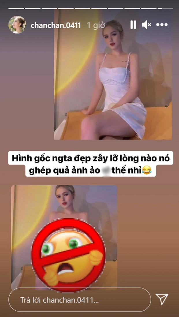 Không những thế vợ Xemesis còn đưa ảnh gốc ra để chứng minh với netizen rằng hình ảnh 18+ kia là "pha ke".