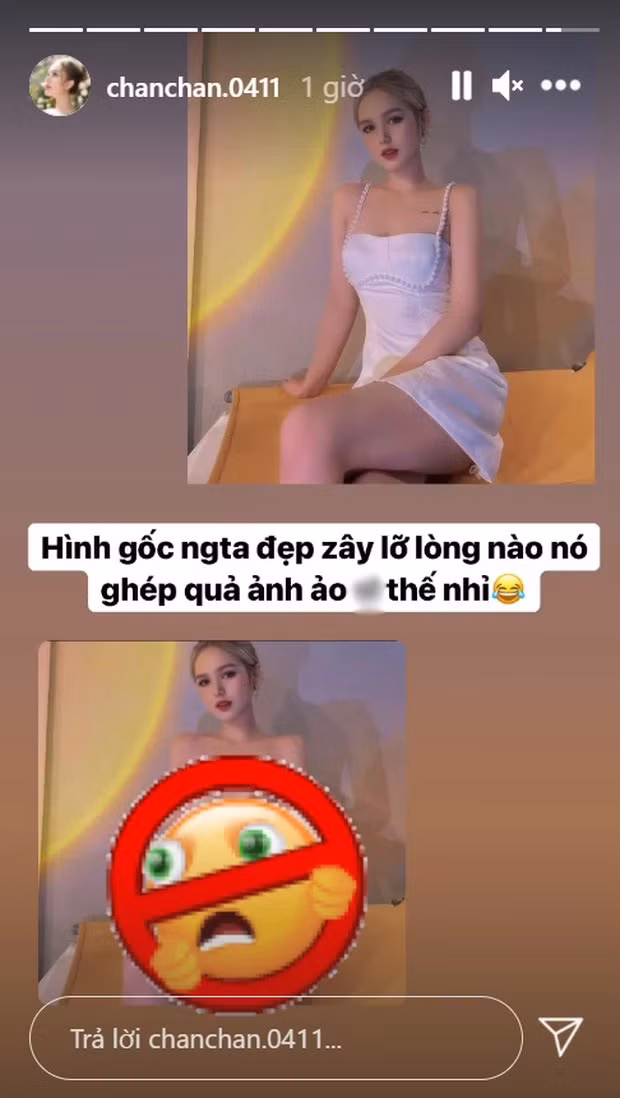 Không những thế vợ Xemesis còn đưa ảnh gốc ra để chứng minh với netizen rằng hình ảnh 18+ kia là "pha ke".