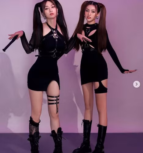 Với những biểu cảm tinh nghịch, đáng yêu cả Lê Bống và Trần Thanh Tâm đều làm toát lên thần thái của bộ ảnh.