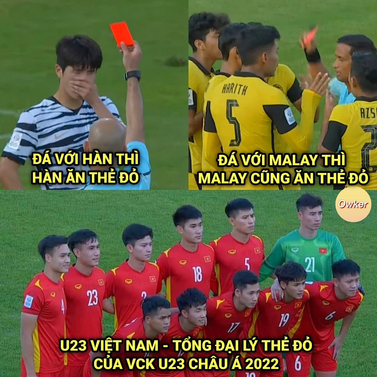 U23 Việt Nam chuẩn tổng đại lý thẻ đỏ cho các đối thủ tại VCK U23 châu Á 2022.