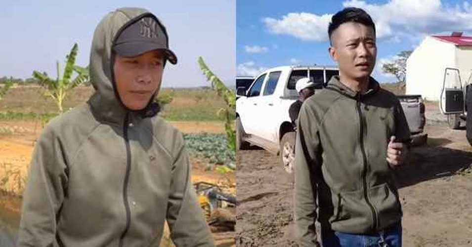 Phía Quang Linh đã dặn dò các thợ xây, tiếp tục quá trình xây dựng theo đúng kế hoạch.