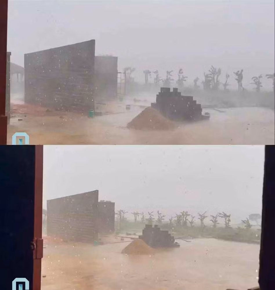 Van den chua dut, trang trai bac ty Quang Linh Vlogs gap bien lon