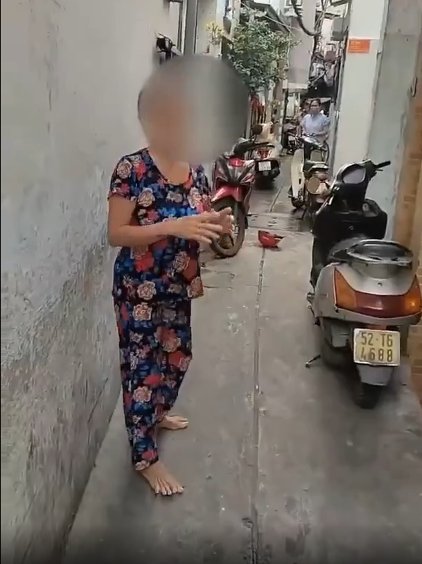 Trong đoạn clip, người mẹ gia giải thích với hàng xóm rằng: "Thôi con ơi con nhà cô nó như vậy rồi. Con cô nó ở bên Canada... nó nói cô nghe lời hai con nhỏ đó xong nó quậy cô. Bây giờ tình mẹ con... chắc giờ cô đi quá. Làm như còn mắc nợ nó ấy, tội nghiệp lắm không đi được".