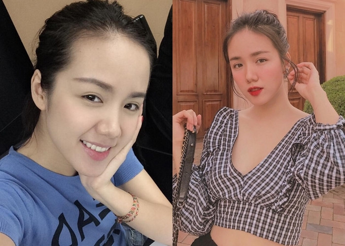 Phương Ly là một hot girl khá giản dị trong việc makeup và có gương mặt mộc đẹp nhất nhì showbiz.