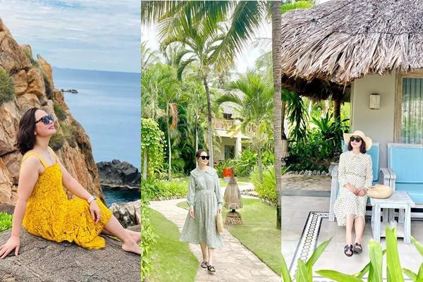 Ngoài nhan sắc "hack tuổi", mẹ Ly Kute còn sở hữu gu thời trang rất hiện đại.