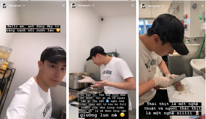 Món ăn Rocker Nguyễn lựa chọn có phần phức tạp hơn nhiều người, đó chính là bún bò.