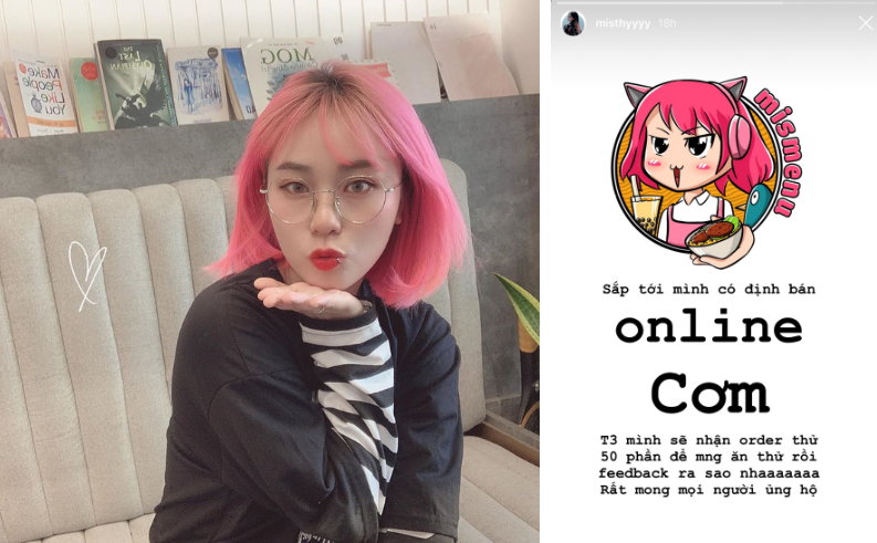 Misthy cũng vừa có thông báo sắp bán online cơm. Cô nàng sẽ bán thử 50 suất để khảo sát trước khi chính thức mở order
