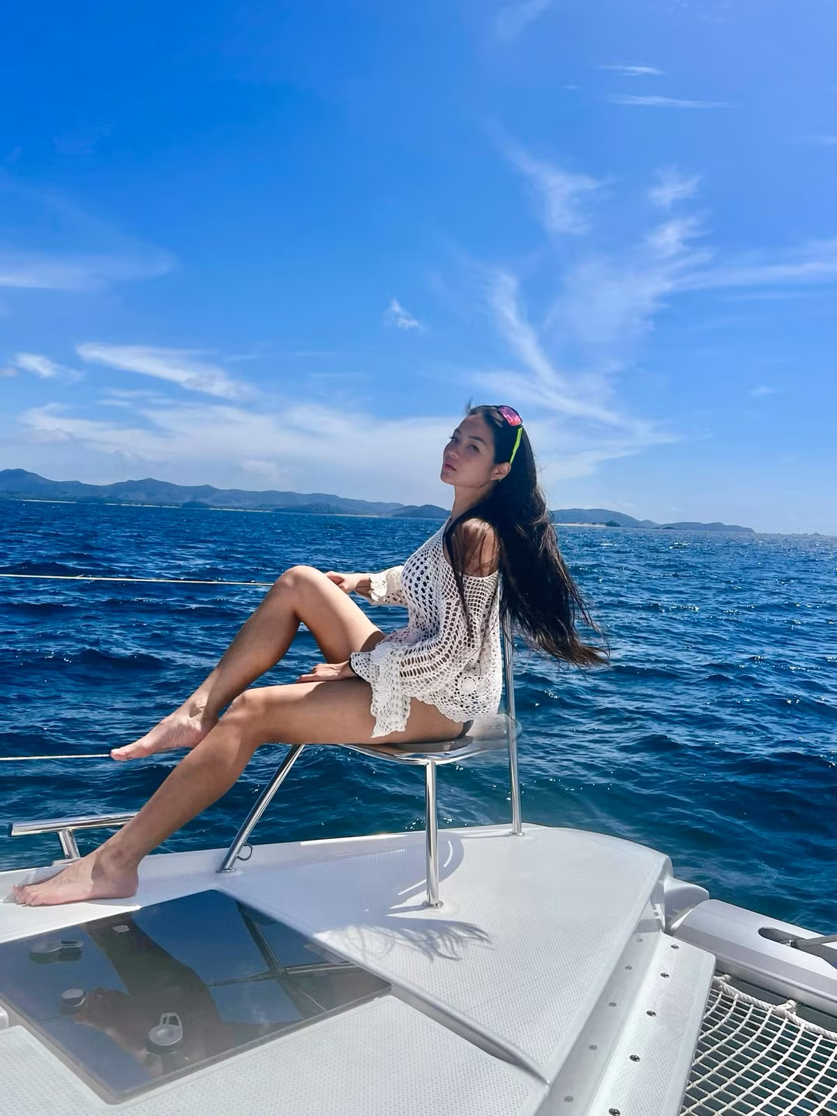 Ngoài khoảng thời gian bận rộn với công việc, Thuỷ Top thường dành thời gian để đi nghỉ dưỡng, nạp lại năng lượng sau những giờ làm việc mệt mỏi.