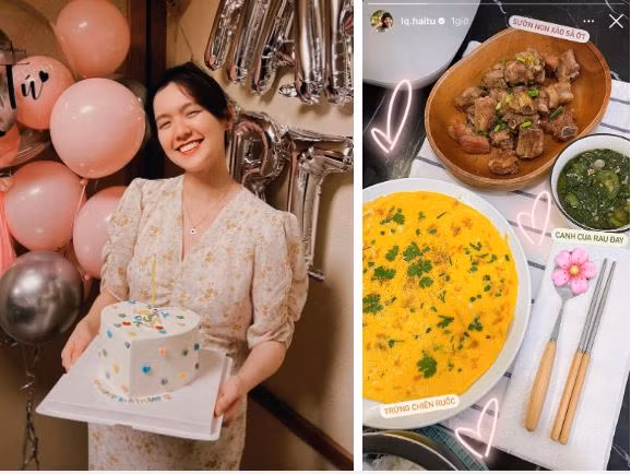 Các món ăn do hot girl Hải Tú nấu rất đơn giản, có thể bắt gặp ở bất cứ gia đình nào nhưng trông vẫn vô cùng bắt mắt.