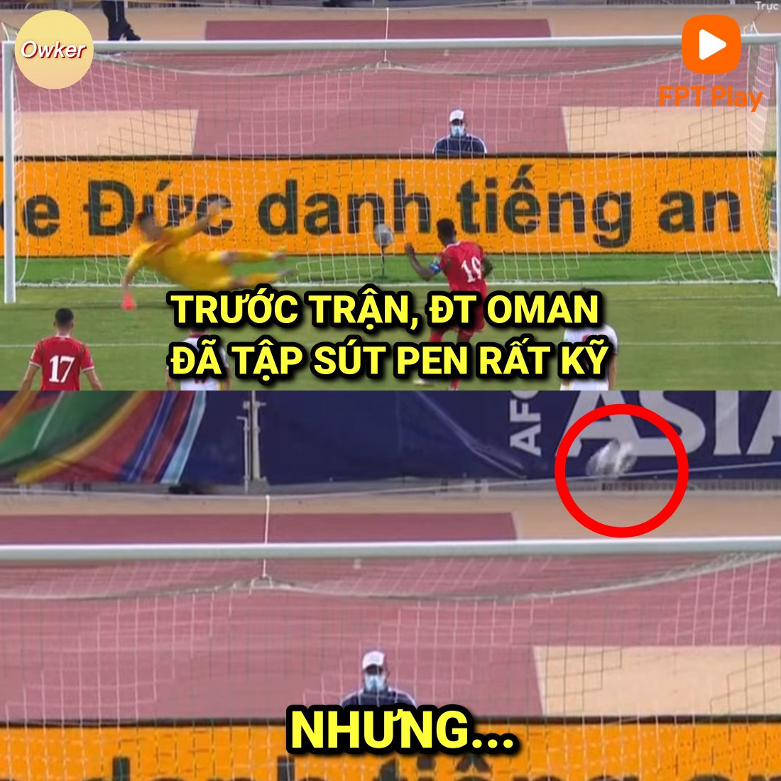 Sau trận đấu đội tuyển Việt Nam để thua Oman, dân mạng được dịp làm loạt ảnh chế bóng đá để mua vui cho cộng đồng.
