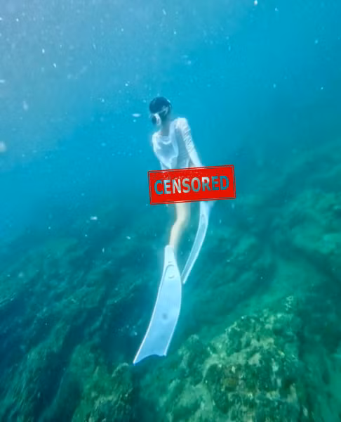 Trên TikTok, không ít những clip lặn biển được các bạn trẻ đăng tải và nhận về vô vàn bình luận từ netizen.