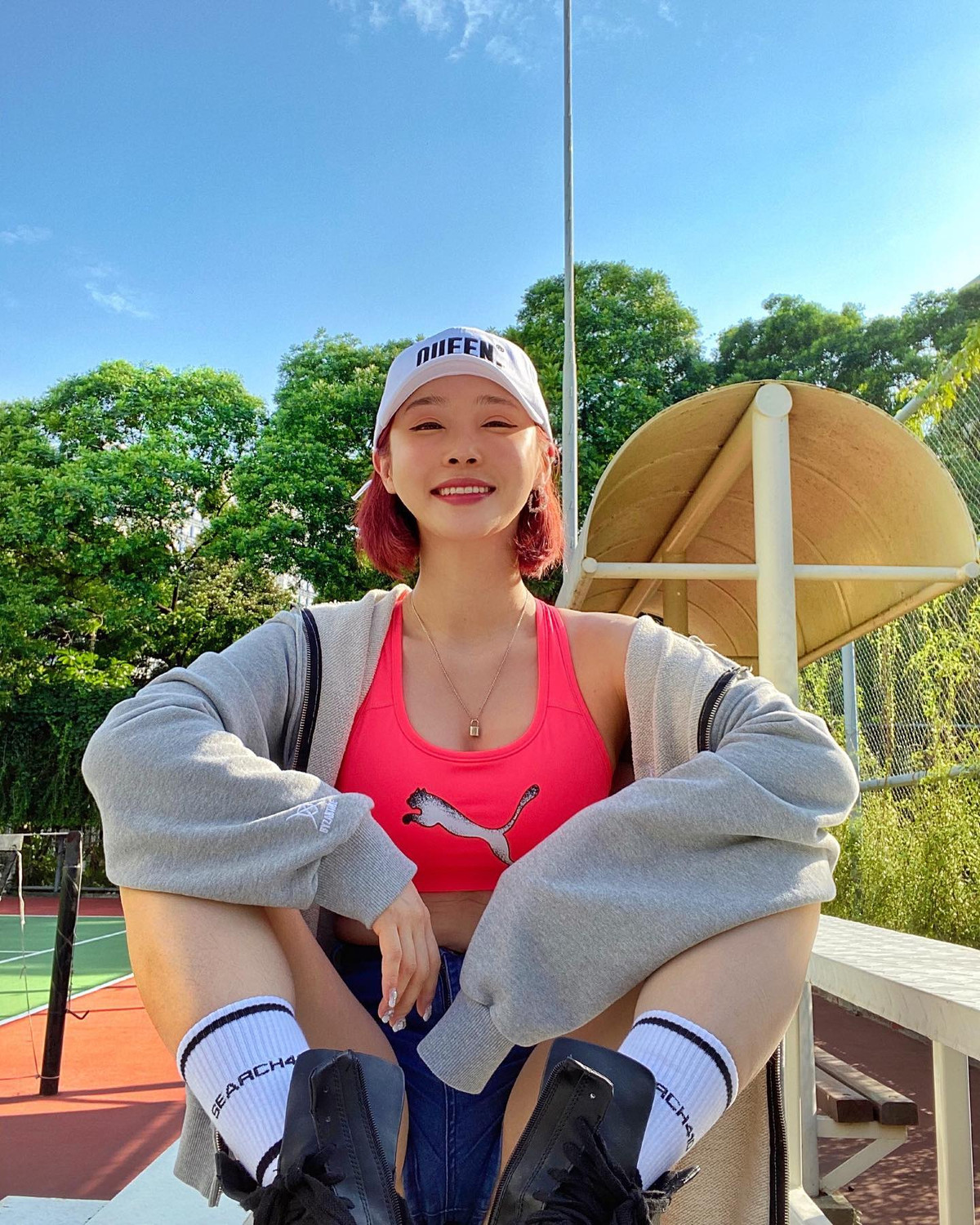 Là một người mẫu, việc xây dựng vóc dáng với Jina là điều không thể bỏ qua.