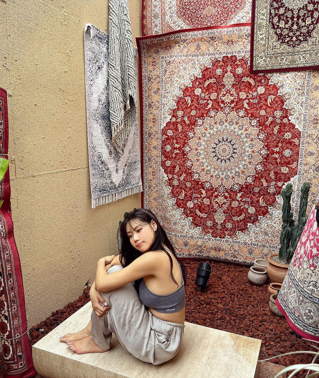 Trên trang cá nhân, Boram thường xuyên đăng tải hình ảnh tập luyện trong phòng gym.