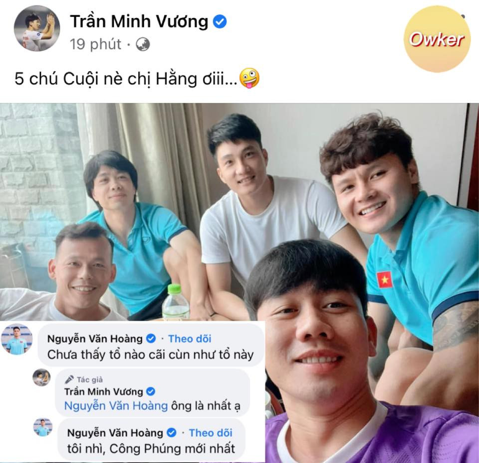 Tấn Trường, Công Phượng, Quang Hải, Minh Vương và Văn Hoàng lại chọn cách tụ tập ở một phòng để bàn luận về chuyện Trung thu gì đó...