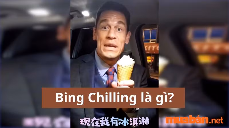 “Bing chilling” là phiên âm từ tiếng Trung Quốc của từ (Bīngqílín), dịch sang tiếng Việt có nghĩa là cây kem.